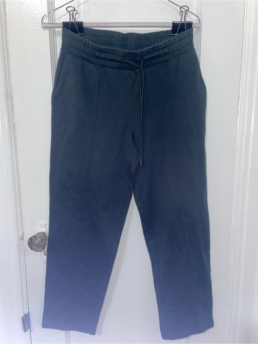 a new day Black Drawstring Track Joggers